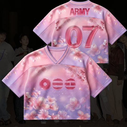 Blossom Dreamers BTS Arirang World Tour Mix Mesh Jersey