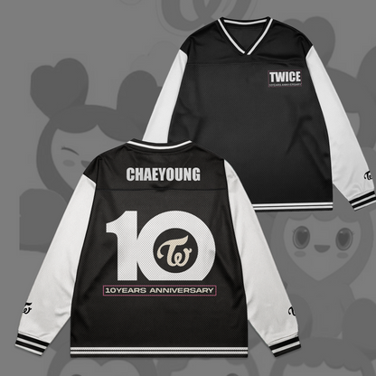 WAVESTEEᵀᴹ 10 Years Anniversary Twice Mesh Splicing Long Sleeved