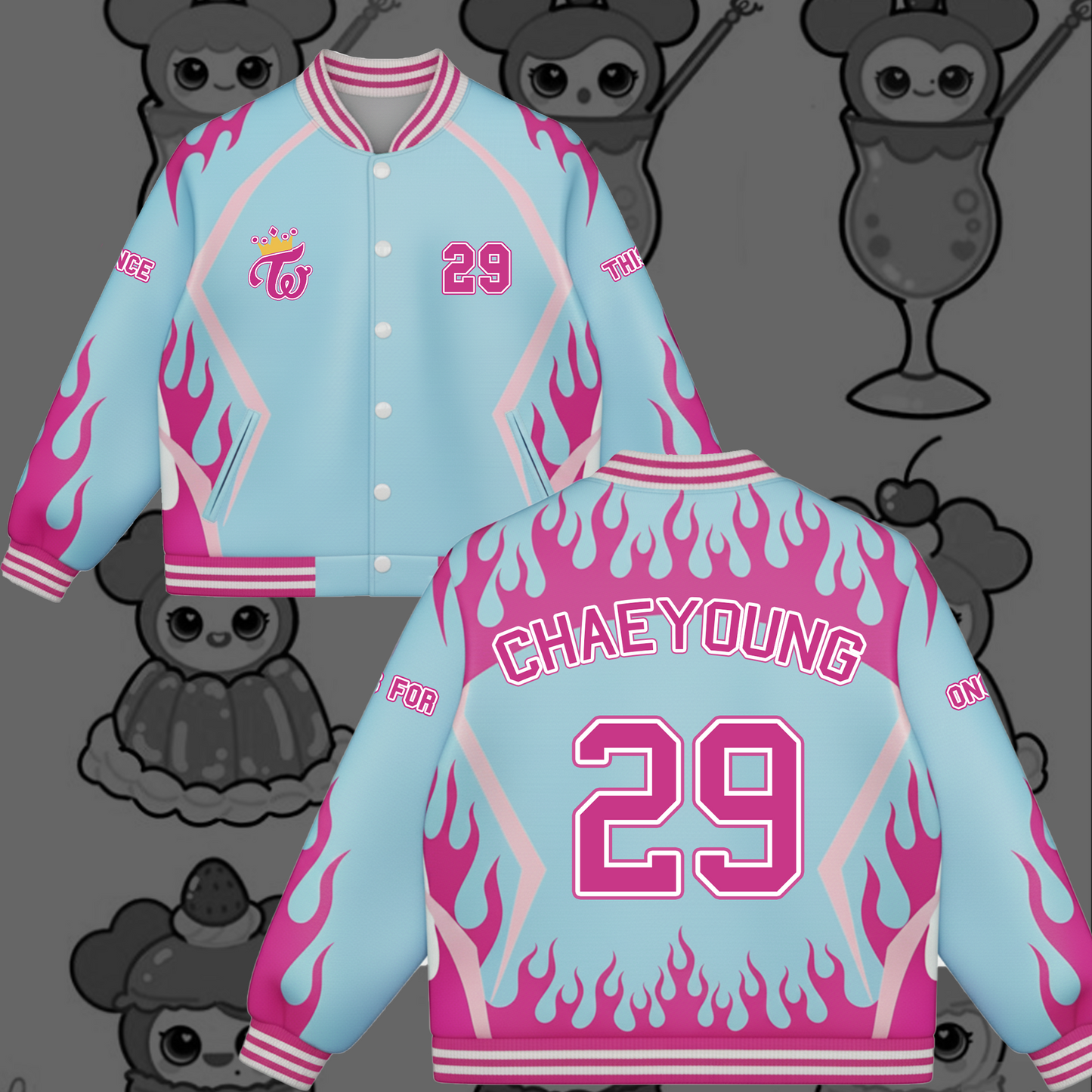 WAVESTEEᵀᴹ This is Four Tour Baseball Jacket Twice Winter Collection