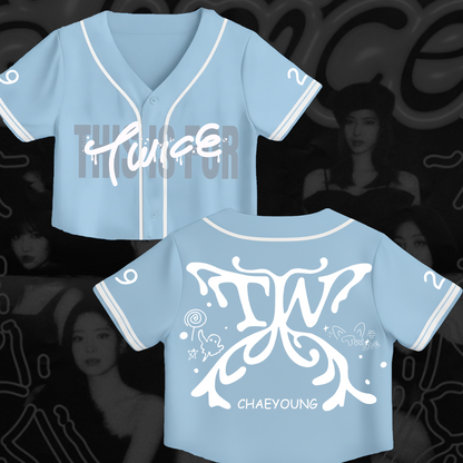 WAVESTEEᵀᴹ Twice Angels Tour Croptop Jersey Baseball