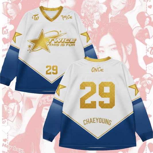 WAVESTEEᵀᴹ Twice Once Squad World Tour 2 Mesh Splicing Long Sleeved