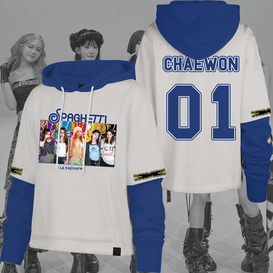 Spaghetti Le Sserafim Shortstop Hoodie Gift For Lovers