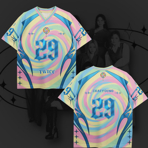 WAVESTEEᵀᴹ Tap Once To Twice 10 Years Anniversary Football Jersey