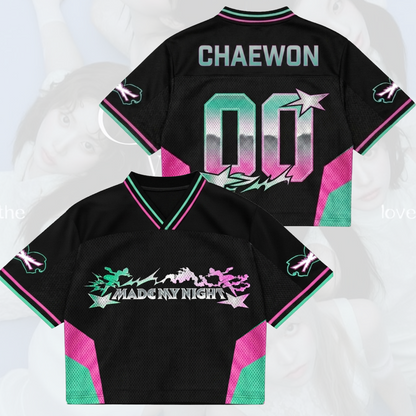 Epic LE SSERAFIM Made My Night Mixed Mesh Jersey Pureflow Tour Gift for Fans