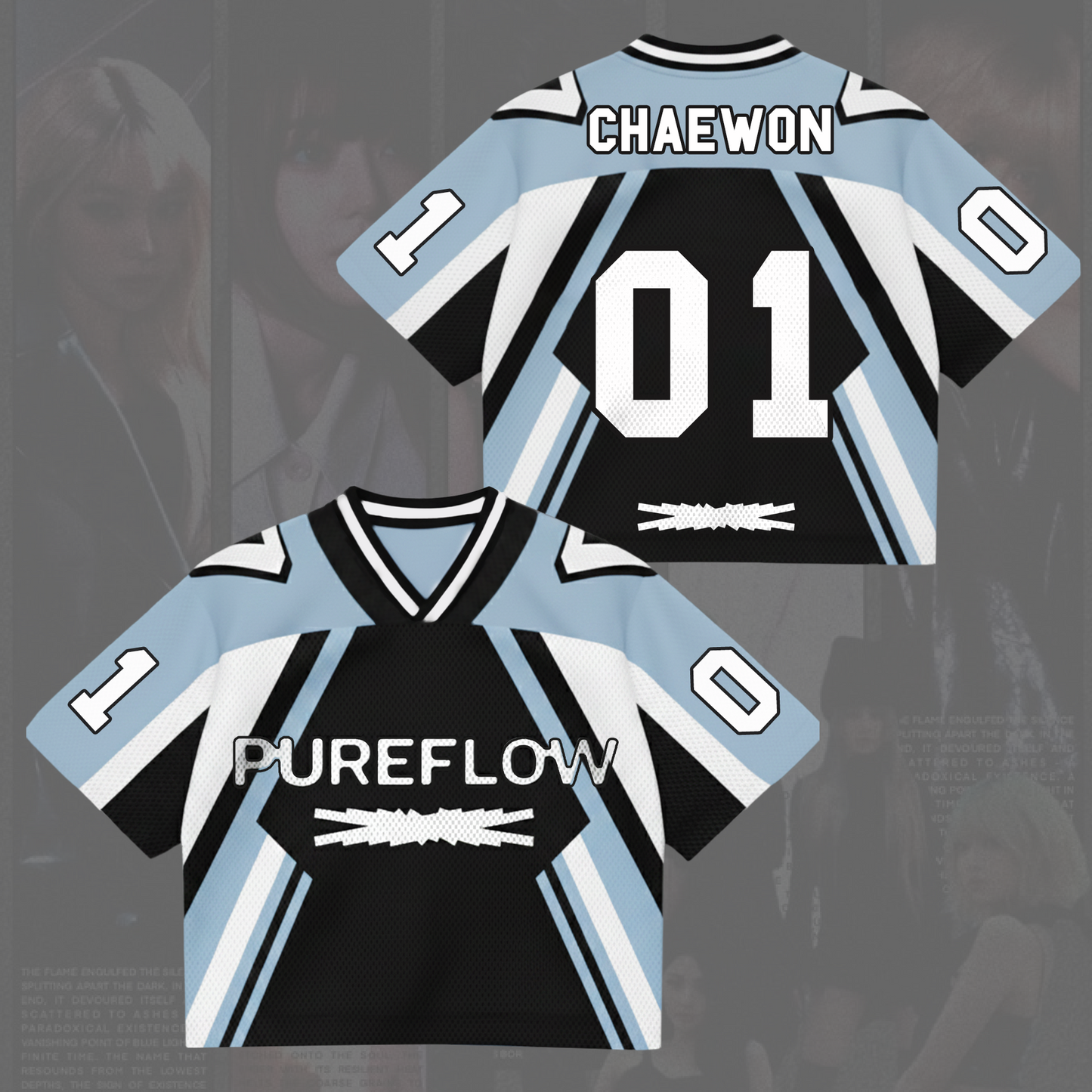 Fearless Warrior Le Sserafim Pureflow Mixed Mesh Jersey