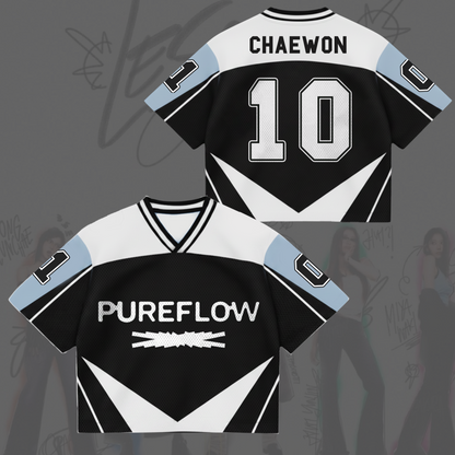 Le Sserafim Pureflow Come Back Mixed Mesh Jersey Gift For Fans