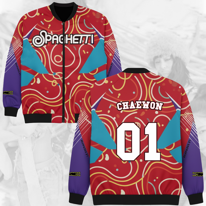 WAVESTEEᵀᴹ  Spaghetti Album Colorfull Ver Bomber Jacket
