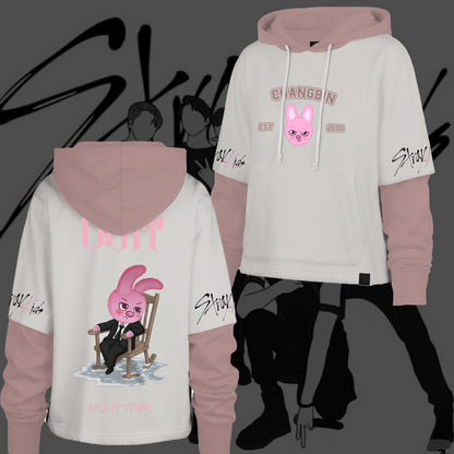 WAVESTEEᵀᴹ SKZ Stray Kid 2026 Season’s Greetings DO IT Shortstop Hoodie