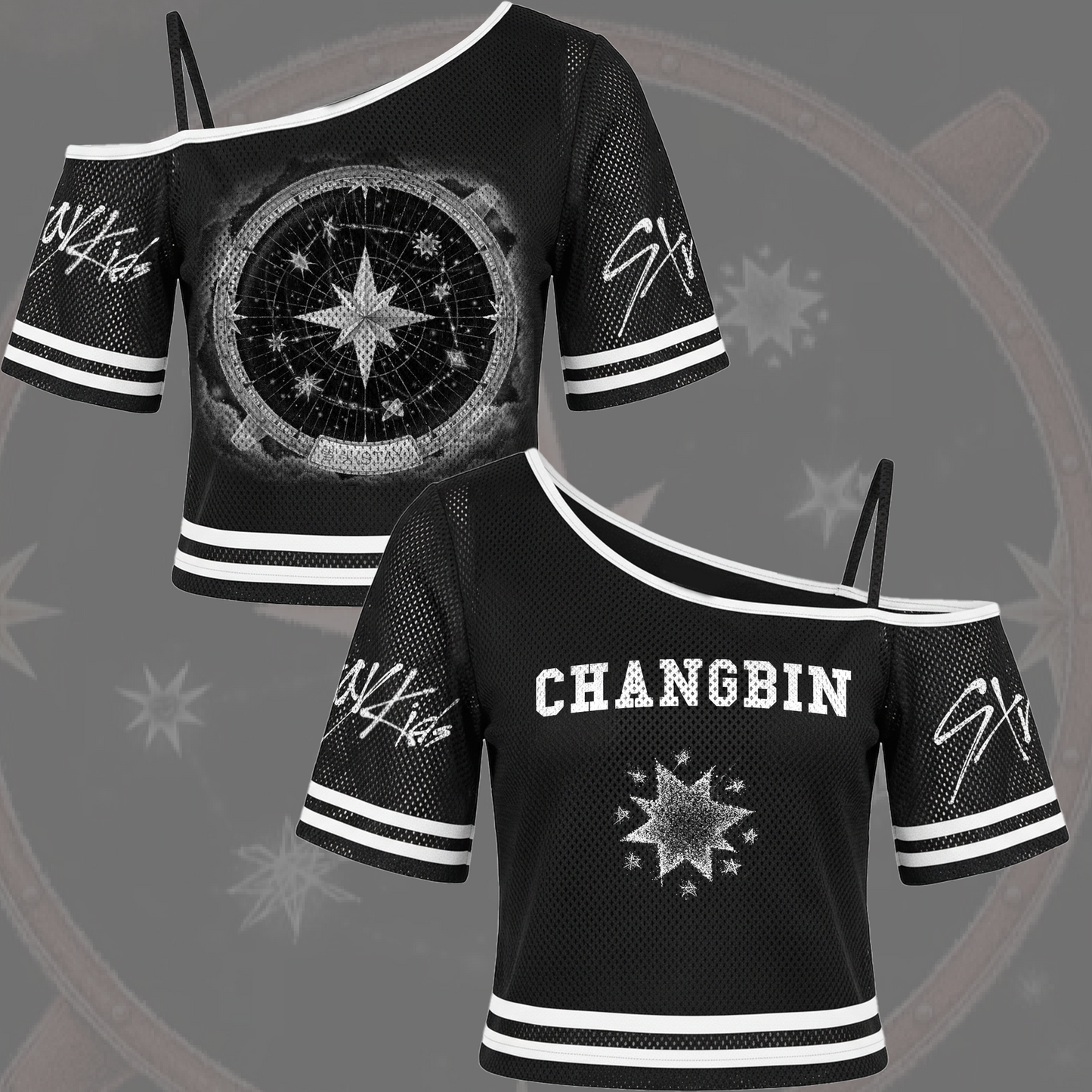 Stray Kids Stay Single Off Shoulder Mesh Gift For Fans