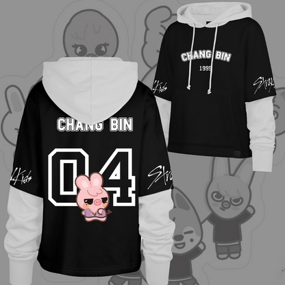 WAVESTEEᵀᴹ Skzoo Stray Kid limited Shortstop Hoodie