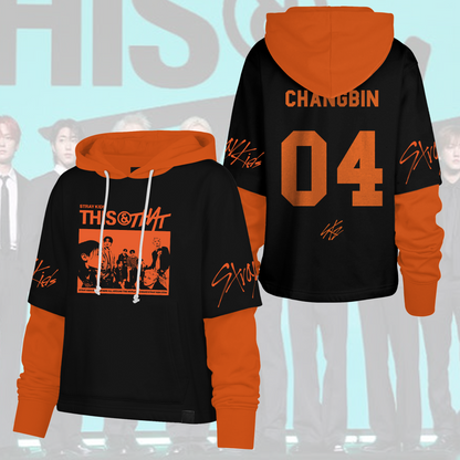 Stray Kids This & That Album Halloween Season Shortstop Hoodie Gift For Fans