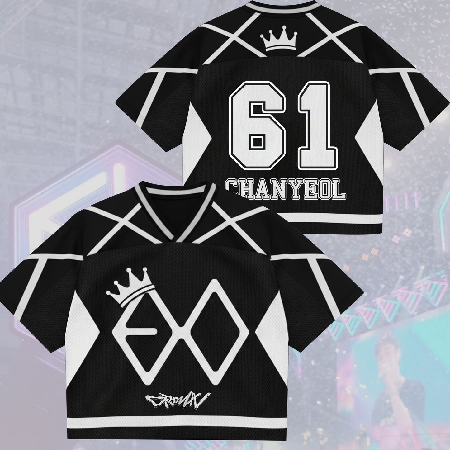EXO 2026 World Tour Mixed Mesh Jersey Gift For Lovers