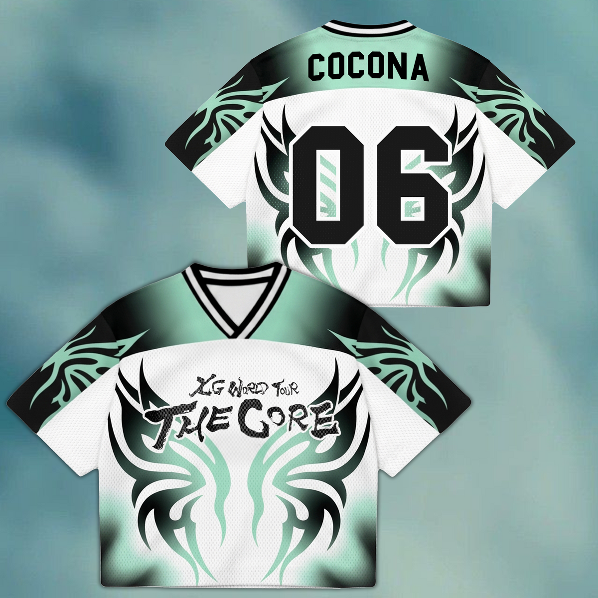 Electrifying XG The Core  World Tour Mixed Mesh Jersey Gift For Alphaz