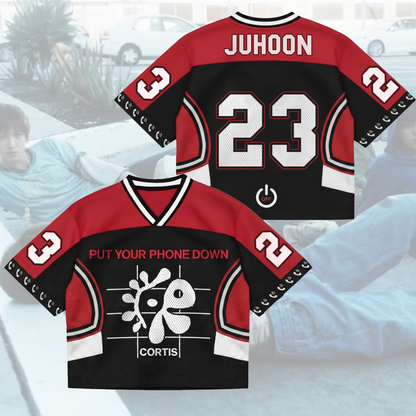 Out Of The Lines Cortis Put Your Phone Down  Tour Mixed Mesh Jersey