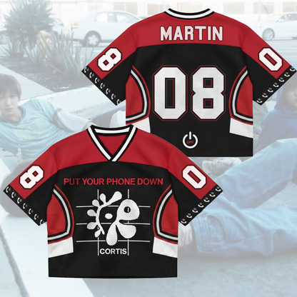 Out Of The Lines Cortis Put Your Phone Down  Tour Mixed Mesh Jersey