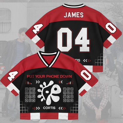 Put Your Phone Down Cortis Tour Mixed Mesh Jersey Fan Edition