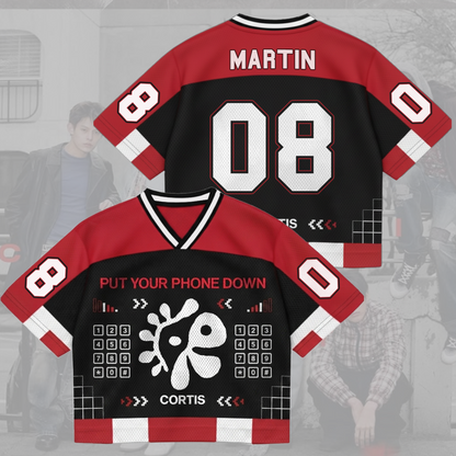 Put Your Phone Down Cortis Tour Mixed Mesh Jersey Fan Edition