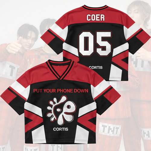 Unframed Odyssey Cortis Put Your Phone Down  Tour Mixed Mesh Jersey