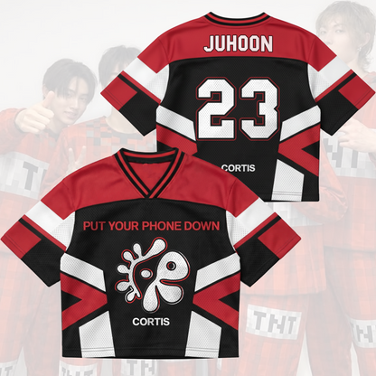 Unframed Odyssey Cortis Put Your Phone Down  Tour Mixed Mesh Jersey