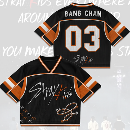 Wild West Horizon Stray Kids Concert Mixed Mesh Jersey Fan Editon