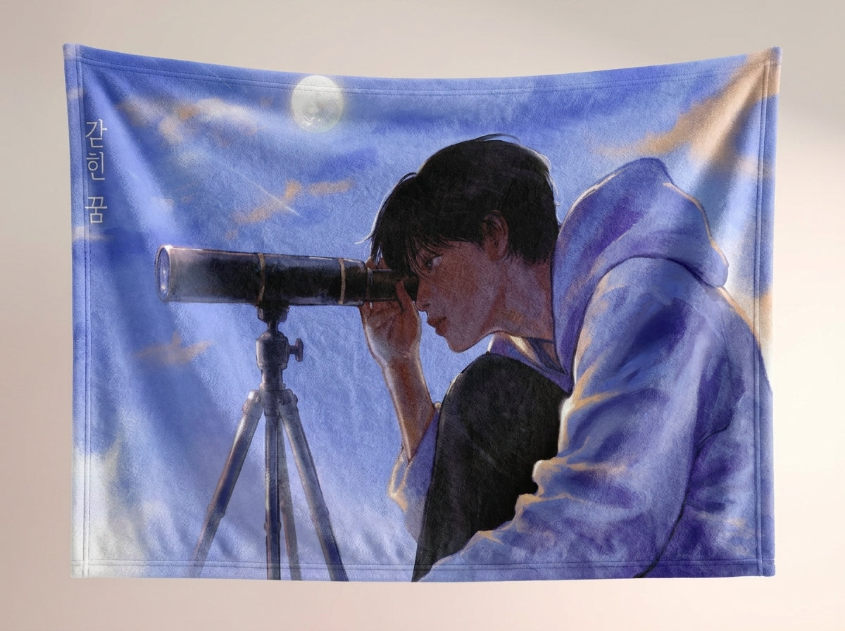 BTS Fan-Fleecedecke mit Gruppenfoto-Design, weiches K-Pop-Wohnaccessoire als Geschenk