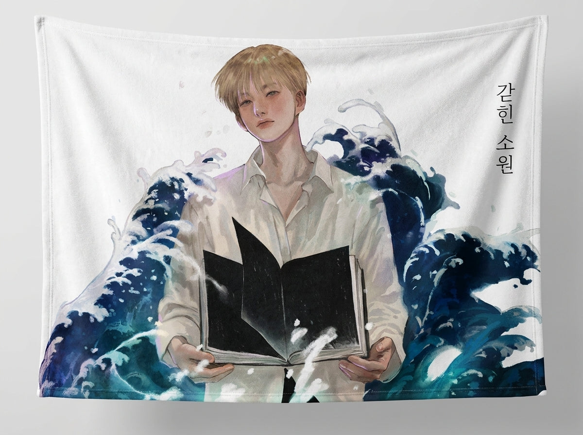 BTS Fan-Fleecedecke mit Gruppenfoto-Design, weiches K-Pop-Wohnaccessoire als Geschenk