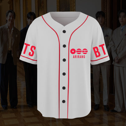 Cute BTS 20 Arirang World Tour Baseball Jersey