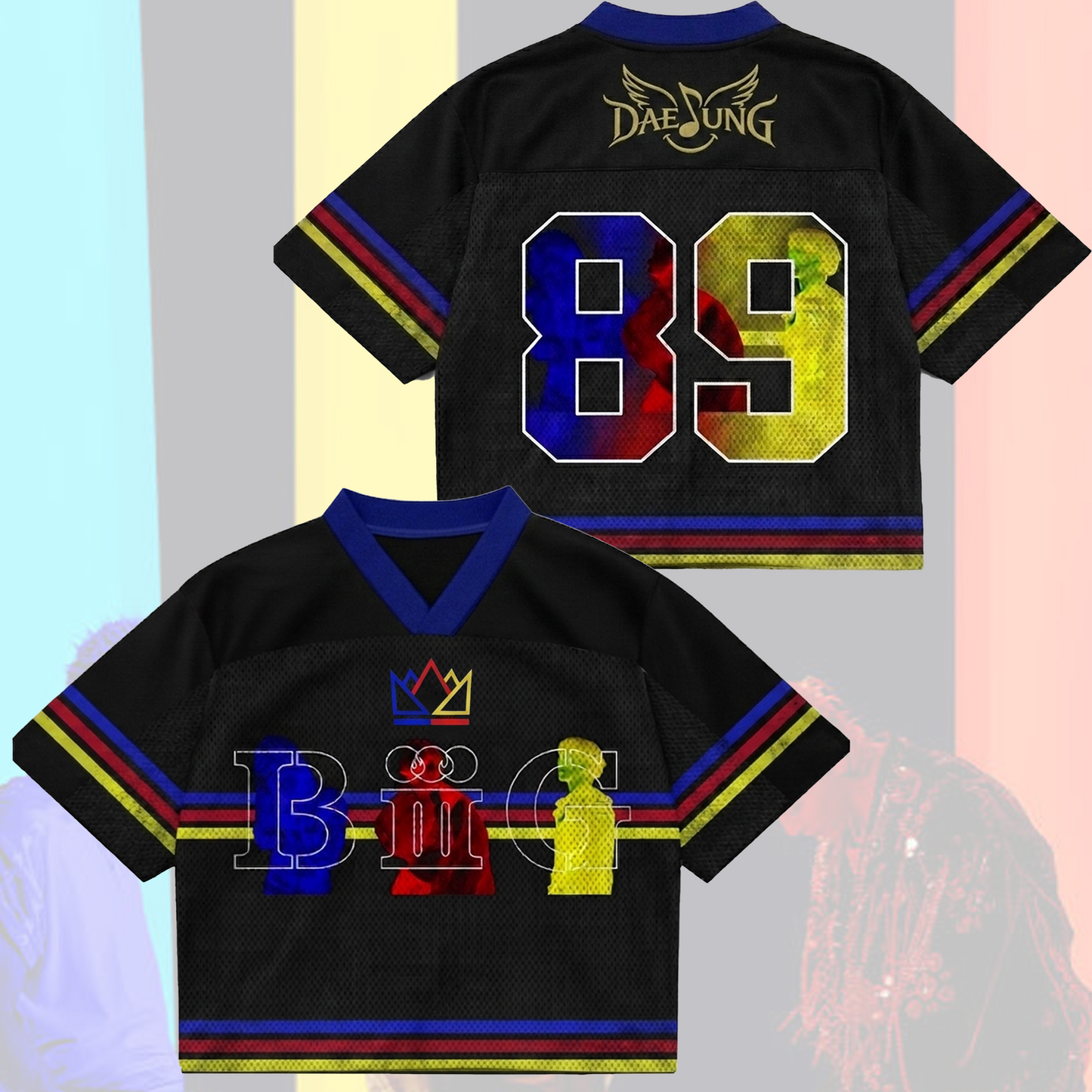 Bigbang Biiig Single Mixed Mesh Jersey Gift For Fans