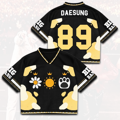 Legendary BIGBANG Crown Icons Concert Tour Mixed Mesh Jersey Fan Gifts