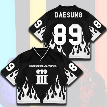 Fiery Bigbang BiiiG Cosmos Mixed Mesh Jersey Ultimate Fan Gift