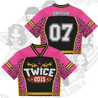 WAVESTEEᵀᴹ Leopard Vibe Mixed Mesh Jersey  Twice Collection