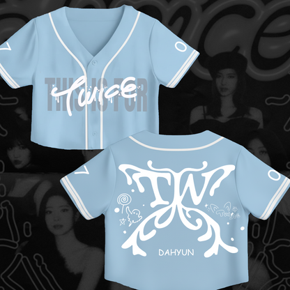 WAVESTEEᵀᴹ Twice Angels Tour Croptop Jersey Baseball