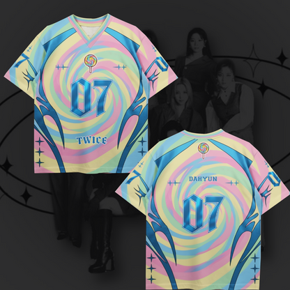 WAVESTEEᵀᴹ Tap Once To Twice 10 Years Anniversary Football Jersey