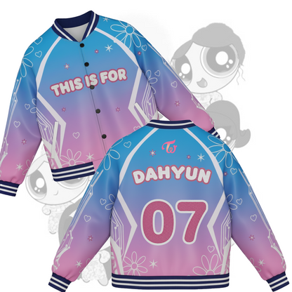 WAVESTEEᵀᴹ The Dual Aura Twice This is For Tour Piece Baseball Jacket