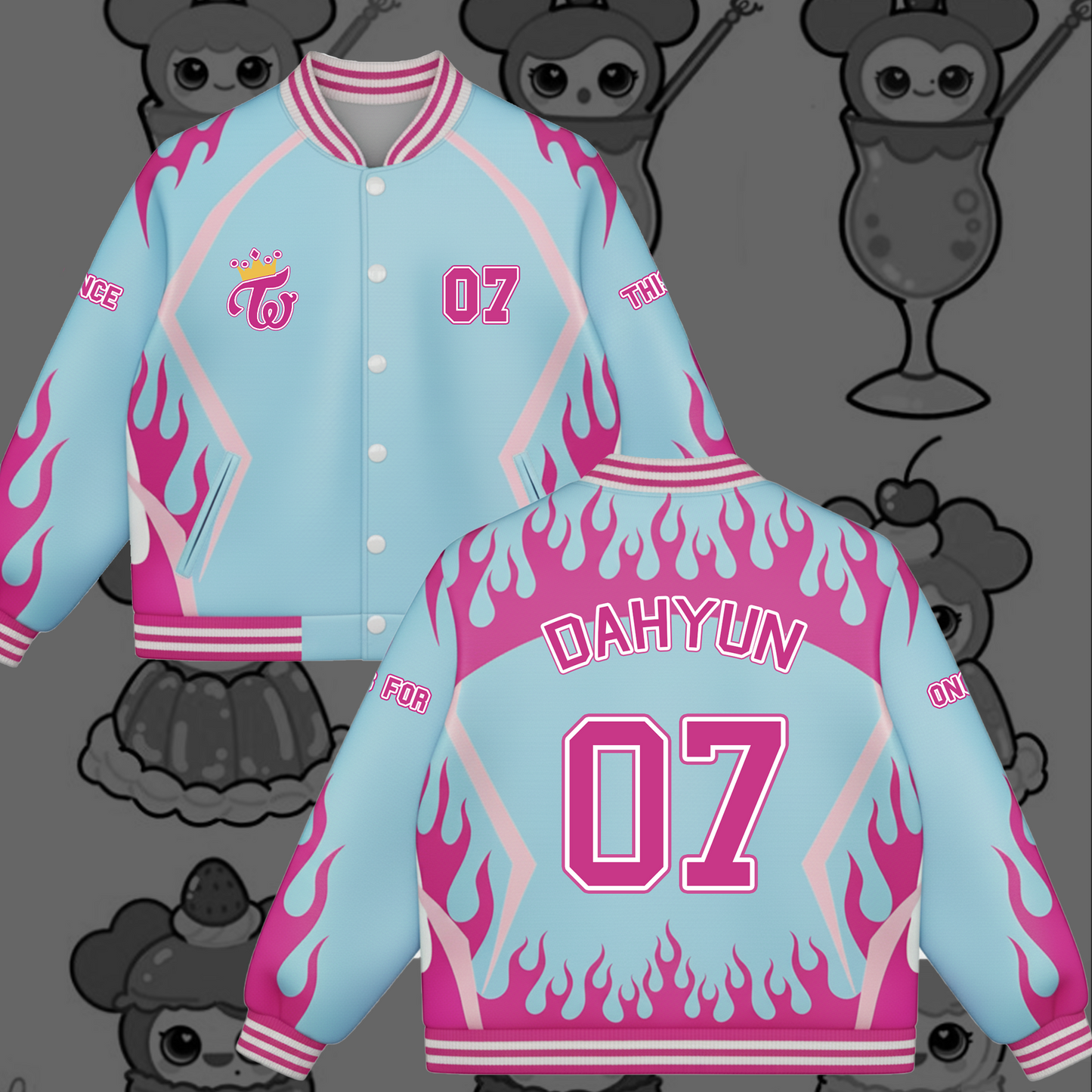 WAVESTEEᵀᴹ This is Four Tour Baseball Jacket Twice Winter Collection