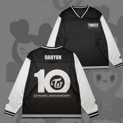 WAVESTEEᵀᴹ 10 Years Anniversary Twice Mesh Splicing Long Sleeved