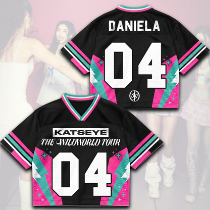 Dynamic KATSEYE The Wild World Tour Jersey Merch Gift for Eyekons