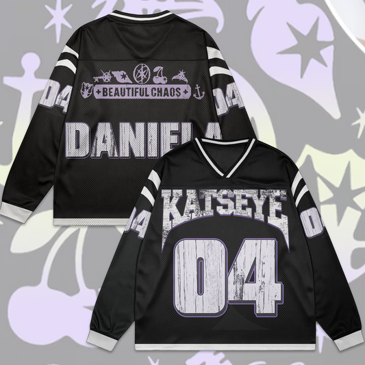 WAVESTEEᵀᴹ Katseye Mesh Splicing Long Sleeved Special Version