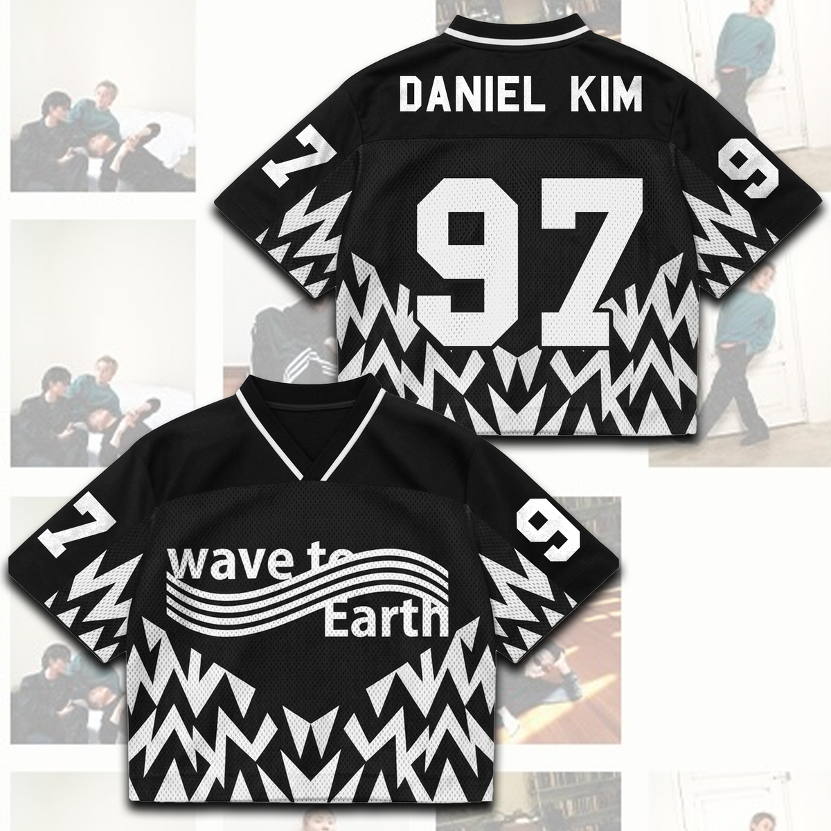 The Piece Tour Wave To Earth Bad Piece Mixed Mesh Jersey Gift For Fans