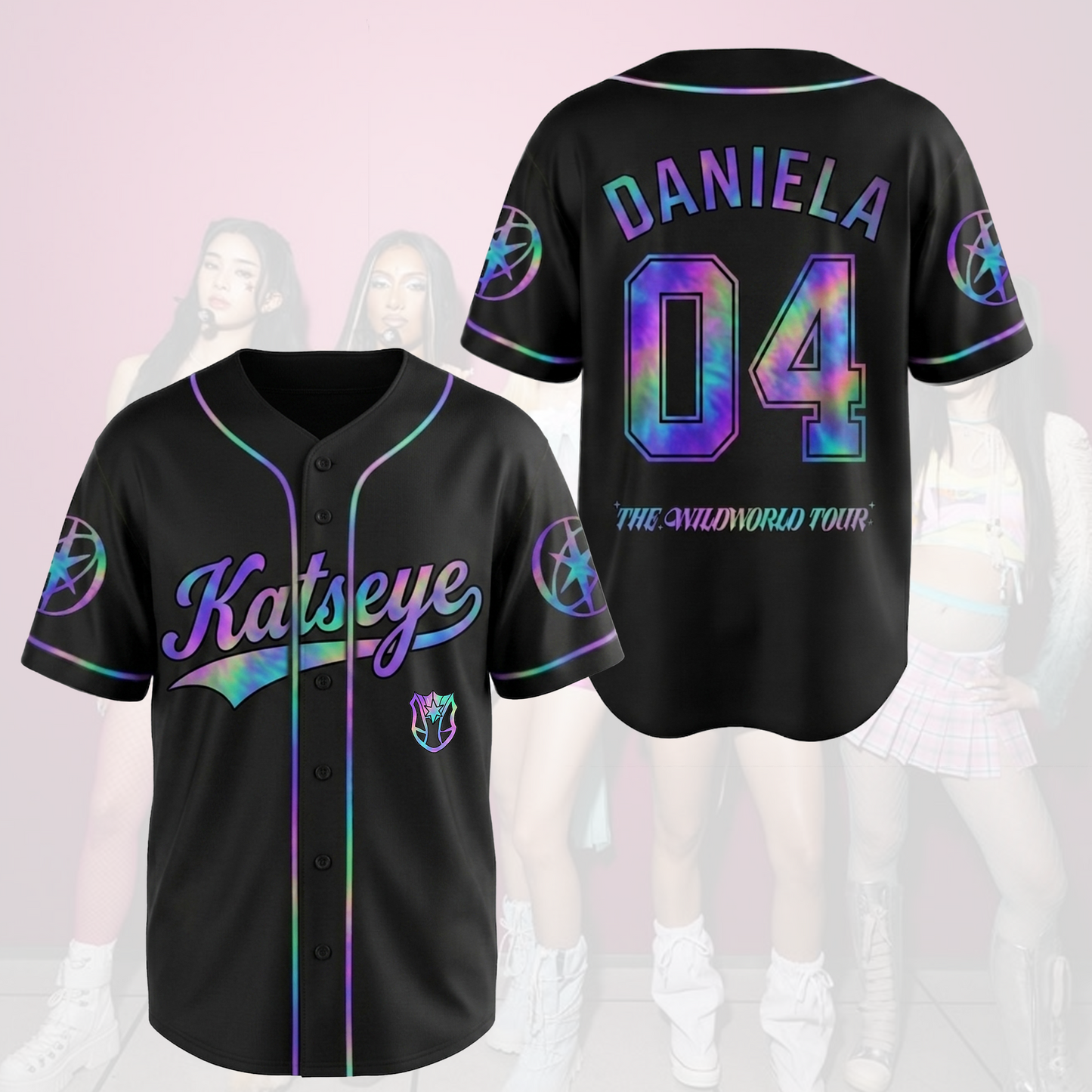 Rave Katseye  The Wildworld Tour Baseball Jersey Gift For Eyekons