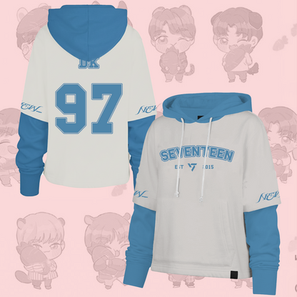 WAVESTEEᵀᴹ Seventeen New World Tour Shortstop Hoodie