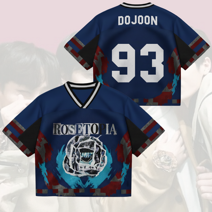 Rosetopia World Tour The Rose Mixed Mesh Jersey Gift For Black Rose