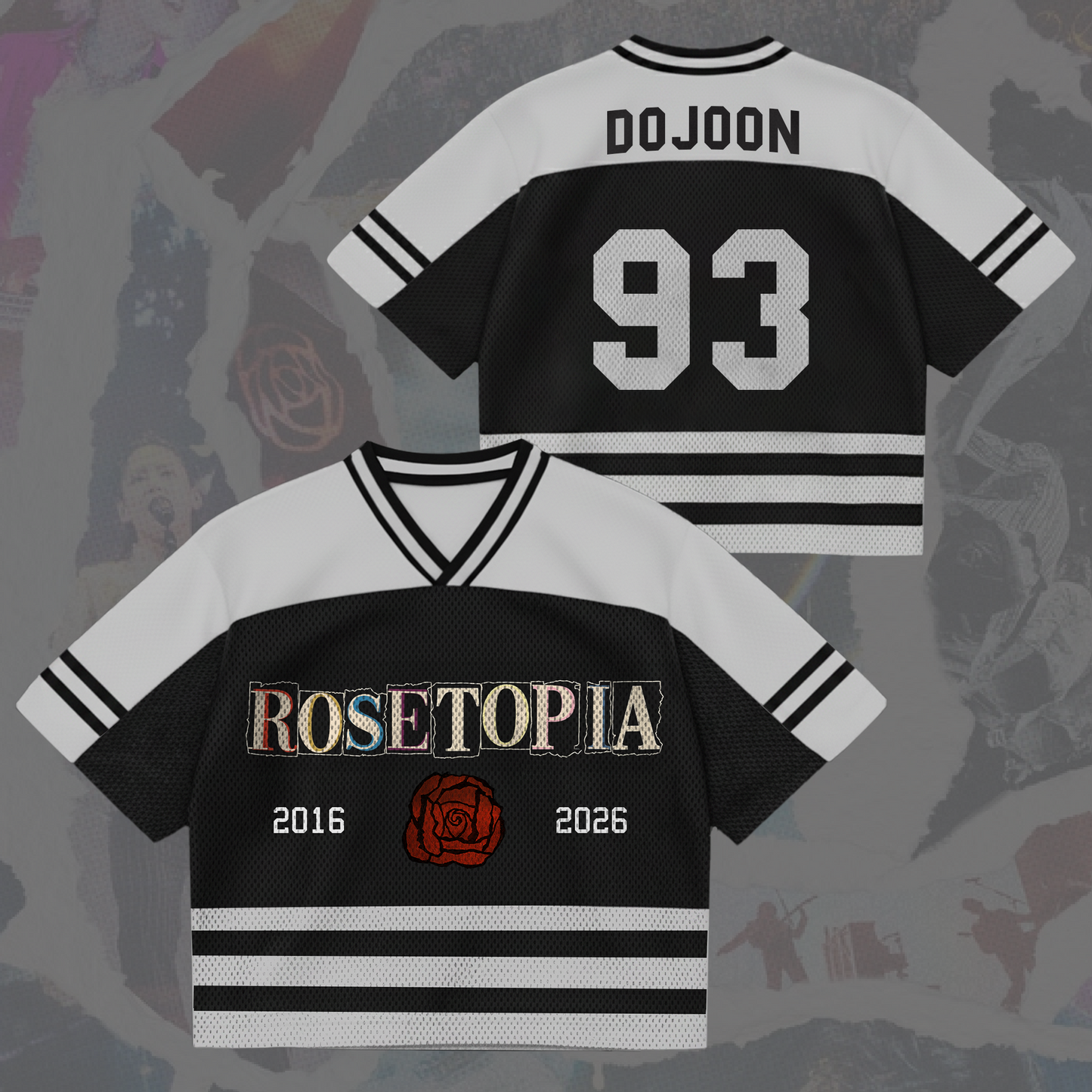 Electric Night Rosetopia World Tour The Rose Mixed Mesh Jersey