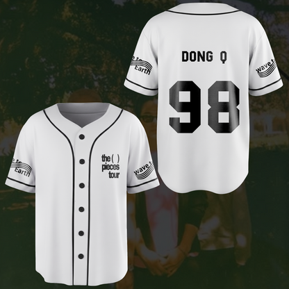 The Piece Tour Wave To Earth White Baseball Jersey Bad Piece Fan Edition