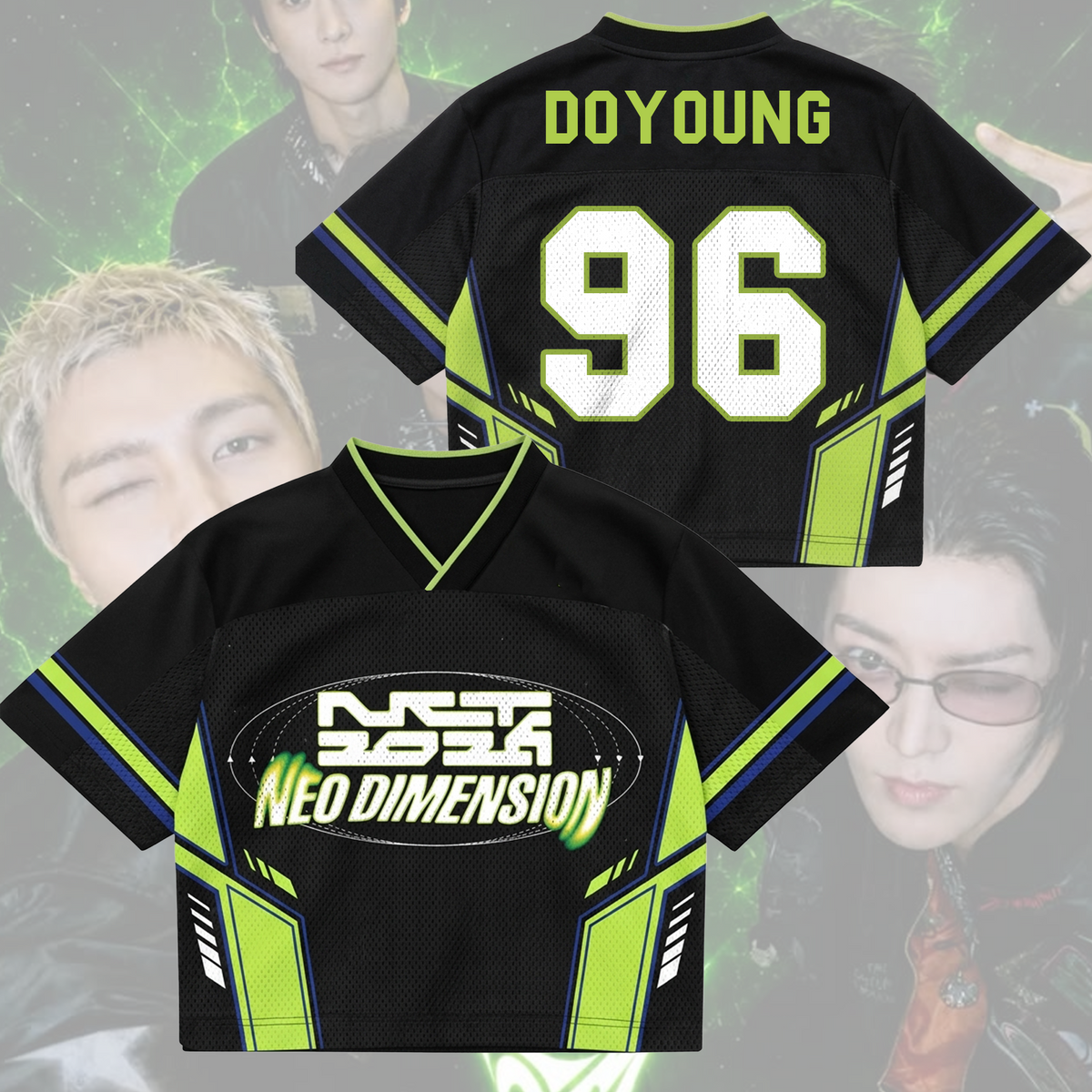 NCT 127 Neo Dimension 10th Anniversary Mixed Mesh Jersey Gift For Fans