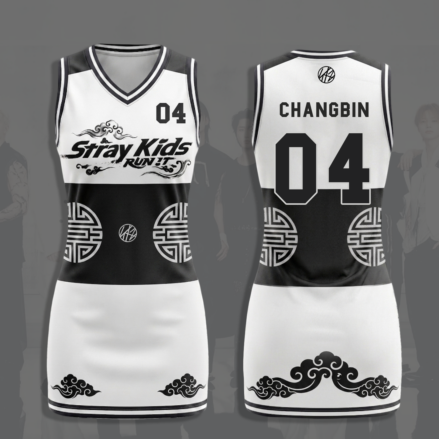 Stray Kids Run It Jersey Dress Edgy Kpop Sporty Streetwear Concert Outfit Gift For Fans