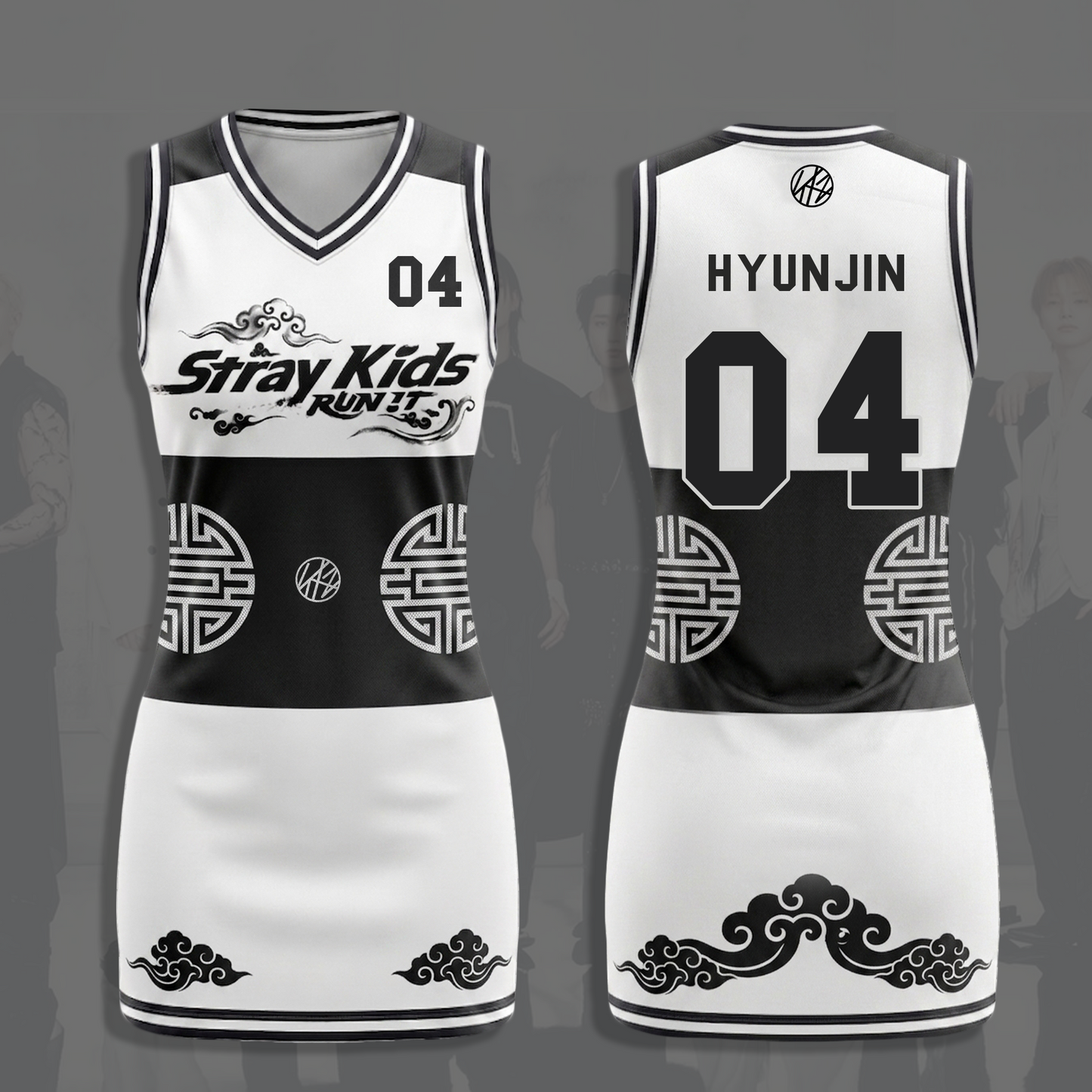 Stray Kids Run It Jersey Dress Edgy Kpop Sporty Streetwear Concert Outfit Gift For Fans