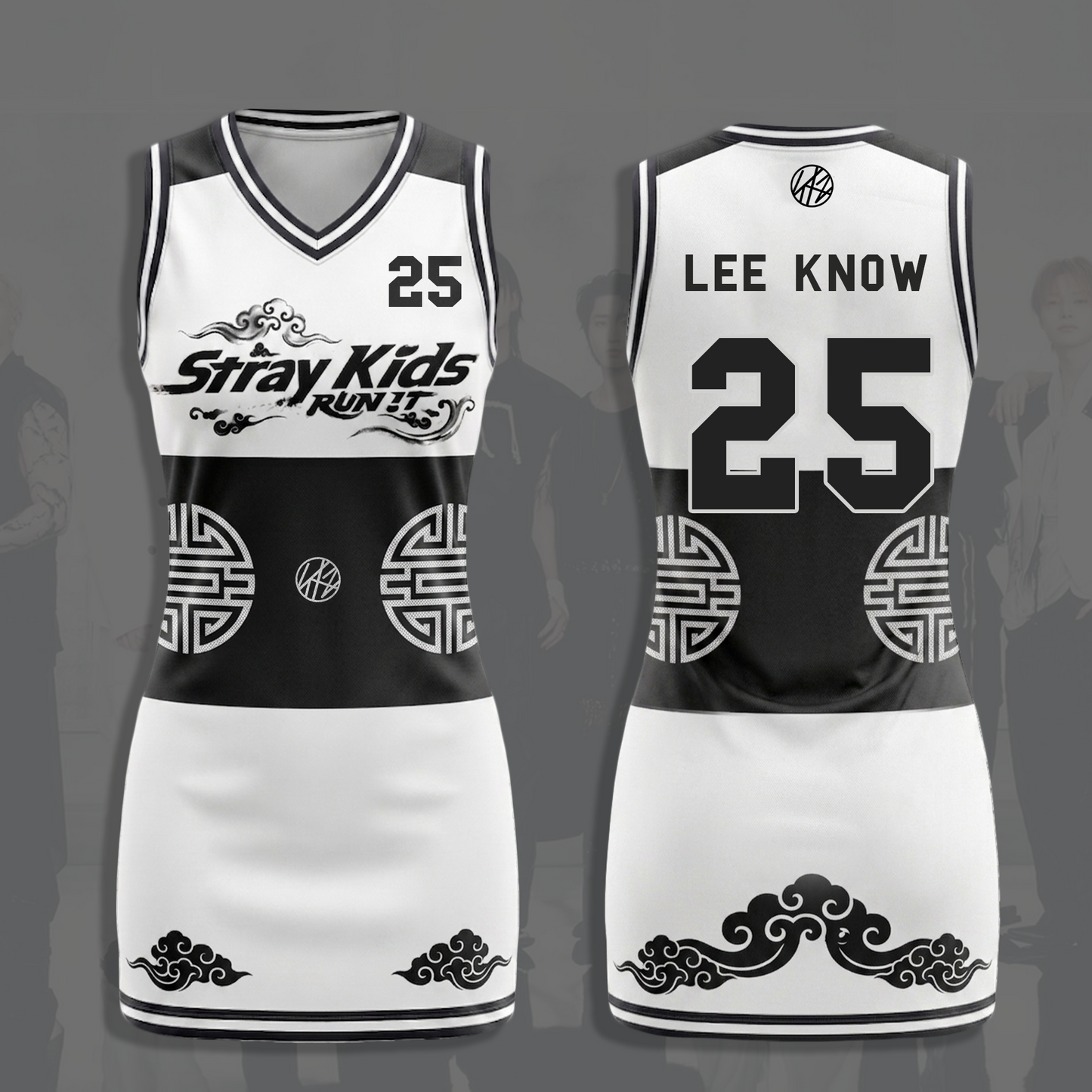 Stray Kids Run It Jersey Dress Edgy Kpop Sporty Streetwear Concert Outfit Gift For Fans
