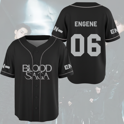 Blood Saga Enhypen World Tour Baseball Jersey Gift For ENGENE