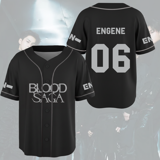 Blood Saga Enhypen World Tour Baseball Jersey Gift For ENGENE